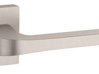 Atlantic Tupai Rapido Curvaline Valbona Designer Door Handles On Square Rose, Pearl Nickel – T3097SPL (sold in pairs)