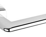 Atlantic Tupai Rapido 5S Line Tavira 5mm Slimline Designer Door Handles On Round Rose, Bright Polished Chrome - T3098R5SPC (sold in pairs)