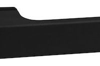 Atlantic Tupai Rapido Retaline Panela Designer Door Handles On Rectangular Rose, Matt Black – T3099LMB (sold in pairs)