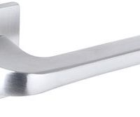 Atlantic Tupai Rapido 5S Line Canha 5mm Slimline Designer Door Handles On Square Rose, Satin Chrome – T4007S5SSC (sold in pairs)
