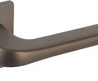 Atlantic Tupai Rapido 5S Line Canha 5mm Slimline Designer Door Handles On Square Rose, Titanium – T4007S5STT (sold in pairs)