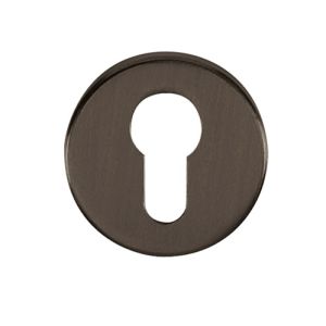 Atlantic Tupai Rapido Curva/Quadraline Round Euro Profile Escutcheon, Titanium – TESCERTT (sold in pairs)
