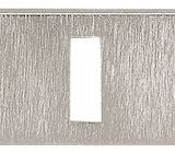 Atlantic Tupai Rapido Retaline Rectangular Standard Profile Escutcheon, Pearl Nickel - TESCKLPL (sold in pairs)