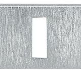 Atlantic Tupai Rapido Retaline Rectangular Standard Profile Escutcheon, Satin Chrome - TESCKLSC (sold in pairs)