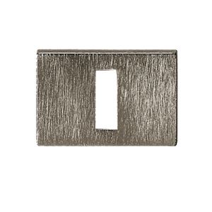 Atlantic Tupai Retaline Rectangular Standard Profile Escutcheon, Titanium – TESCKLTT (sold in pairs)