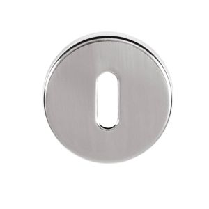 Atlantic Tupai Rapido Curva/Quadraline Round Standard Profile Escutcheon, Bright Polished Chrome – TESCKRPC (sold in pairs)