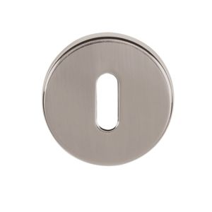 Atlantic Tupai Rapido Curva/Quadraline Round Standard Profile Escutcheon, Pearl Nickel – TESCKRPL (sold in pairs)