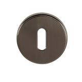Atlantic Tupai Rapido Curva/Quadraline Round Standard Profile Escutcheon, Titanium - TESCKRTT (sold in pairs)