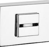 Atlantic Tupai Rapido Retaline Rectangular Bathroom Turn & Release, Bright Polished Chrome - TWCLPC