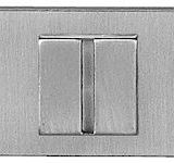 Atlantic Tupai Rapido Retaline Rectangular Bathroom Turn & Release, Satin Chrome - TWCLSC