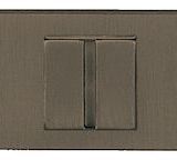 Atlantic Tupai Rapido Retaline Rectangular Bathroom Turn & Release, Titanium - TWCLTT