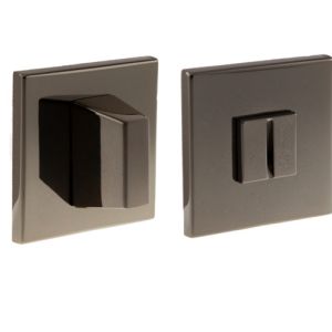 Atlantic Tupai Rapido 5S Line 5mm Slimline Square Bathroom Turn & Release, Black Satin Nickel – TWCS5SBSN
