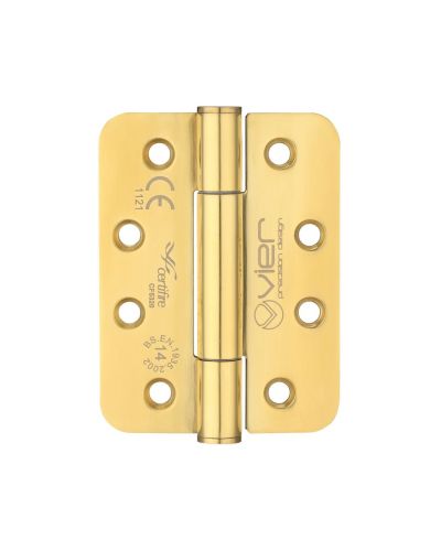 Grade 14 Concealed Bearing Hinge Stainless Steel Radius – Grade 201 – 102 x 76 x 3mm