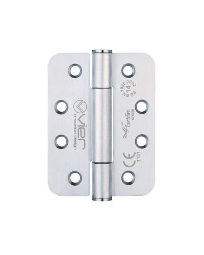 Grade 14 Concealed Bearing Hinge Stainless Steel Radius – Grade 201 – 102 x 76 x 3mm (PAIR)