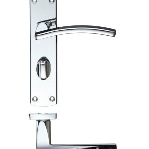Toledo Lever Bathroom (57mm c/c) On Backplate 170mm x 40mm