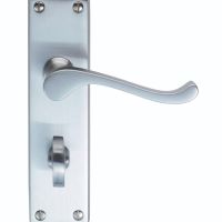 Contract Victorian Scroll Lever on Backplate