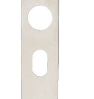 Eurospec CPRU1170SSS 174 X 45 X 8mm Steelworx Radius Backplates – Lock Oval Profile (48.5 mm C/C) 170mm x 45mm x 8mm Satin Stainless Steel