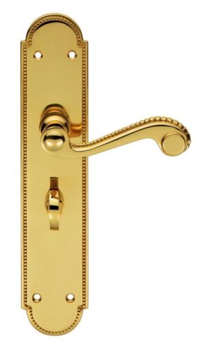 Carlisle Brass DL272 Chesham Lever On Backplate – Bathroom 57mm C/C Polished Brass