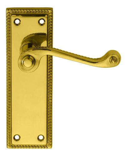 Carlisle Brass FG1S Georgian Lever On Backplate – Latch Sweedor Plate Polished Brass
