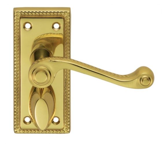 Carlisle Brass FG2WC Georgian Lever On Backplate – Privacy Polished Brass