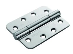Carlisle Brass H3N1207/14BSS/R Ce14 100 X 75 X 3mm Concealed Bearing Triple Knuckle Hinge  Radius  Pair