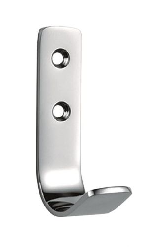EUROSPEC HCH1012 FLAT STAINLESS STEEL COAT HOOK – SATIN