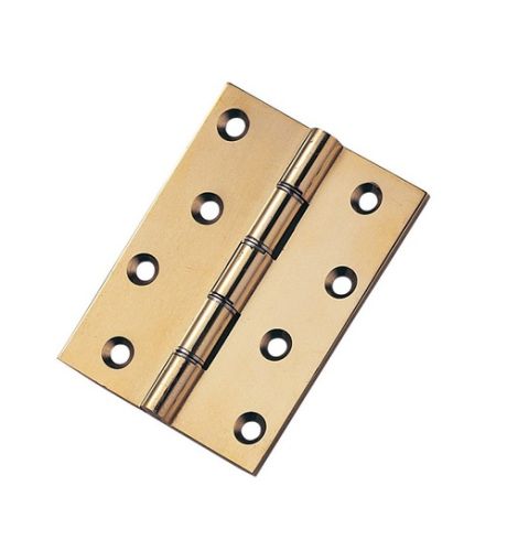 Carlisle Brass HDSW2 Hinge – Double Steel Washered Brass Butt C/W No 8 Eb Screws Polished/Lacquered