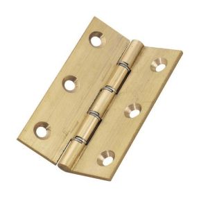 Carlisle Brass HDSW20 Hinge – Double Steel Washered Brass Butt Satin Brass