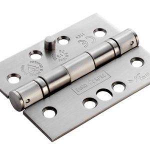Carlisle Brass HIN1433SEC/13SSS/R 102MM X 76MM X 3MM Ball Bearing Security Hinge – Grade 13, Gold