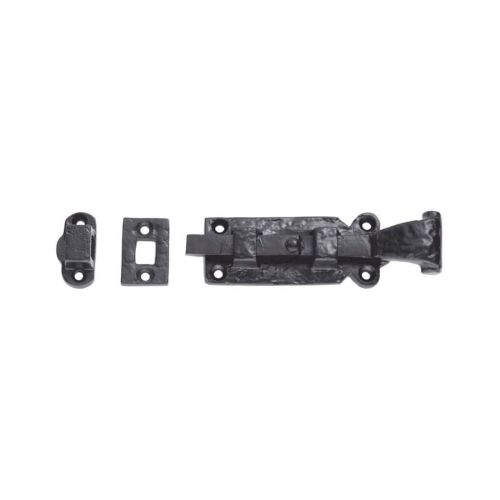 Ludlow Foundries Straight Door Bolt Black Antique