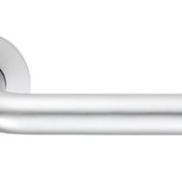 CARLISLE BRASS – LRS9000SAA 22MM DIA. ROUND BAR SAFETY LEVER ON ROSE