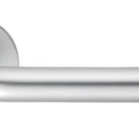 CARLISLE BRASS – LRS9001SAA 19MM DIA. ROUND BAR SAFETY LEVER ON ROSE