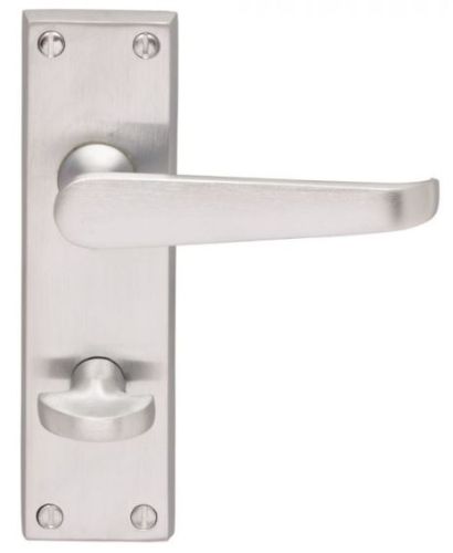 Carlisle Brass M30WCSC Victorian Lever On Backplate – Bathroom Sweedor Plate Satin Chrome