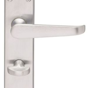 Carlisle Brass M30WCSC Victorian Lever On Backplate – Bathroom Sweedor Plate Satin Chrome