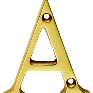 Carlisle Brass NA Letter Face Fix (A) Polished Brass