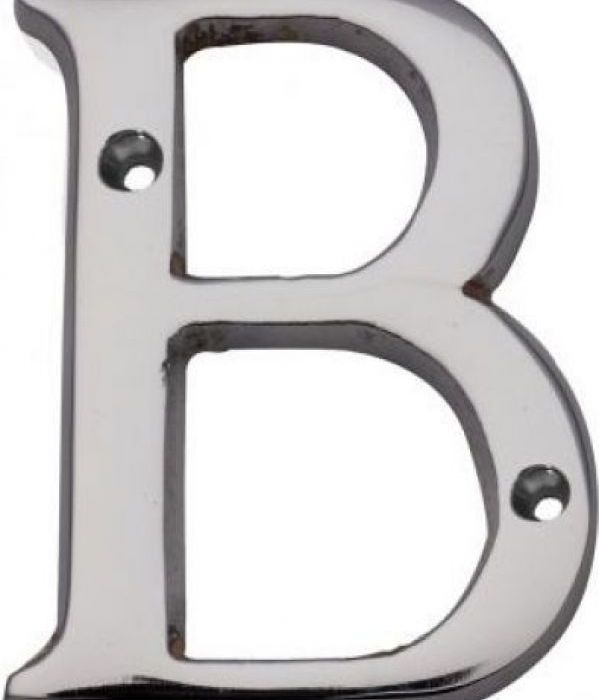 Carlisle Brass NBSC Letter Face Fix (B) Satin Chrome