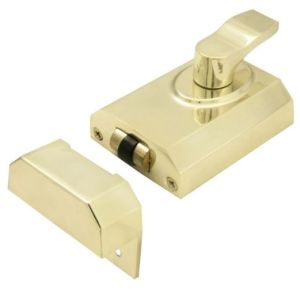 RCB8260EB – Carlisle Brass Rim Cylinder Rollerbalt 60mm c/w Cylinder Electro Brass