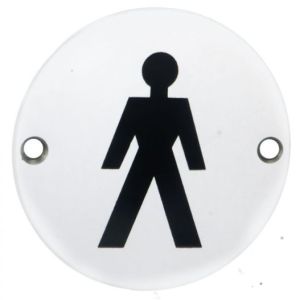 SEX4011SAA – Carlisle Brass Male Symbol 76mm Aluminium