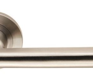 Eurospec SWL1134SSS Steelworx Carlton Swl Lever Screw On Rose – Sss Satin Stainless Steel