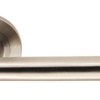Eurospec SWL1134SSS Steelworx Carlton Swl Lever Screw On Rose – Sss Satin Stainless Steel