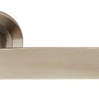 Eurospec SWL1168SSS Steelworx Parigi Swl Lever Screw On Rose – Sss Satin Stainless Steel