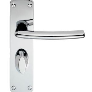 SZC023CP Serozzetta Dos Lever On Backplate – Bathroom 57mm C/C Polished Chrome