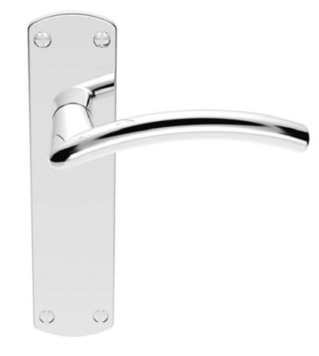 SZC032CP Serozzetta Tres Lever On Backplate – Latch Polished Chrome