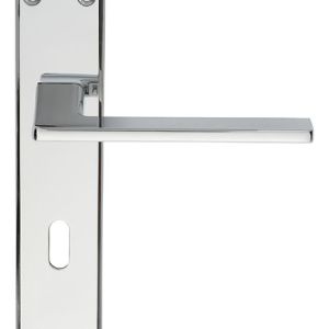 SZM034CP Serozzetta Zone Lever On Backplate – Lock 57mm C/C Polished Chrome