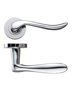 Tivoli Polished Chrome Door Handles (sold in pairs)