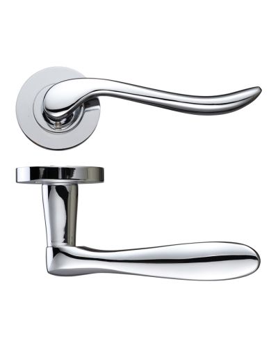 Tivoli Polished Chrome Door Handles (sold in pairs)