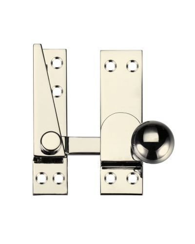 Quadrant Arm Sash Fastener, Polished Nickel