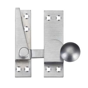 Quadrant Arm Sash Fastener, Satin Chrome
