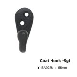 Coat Hook - 55mm - Satin Stainless Steel Finish