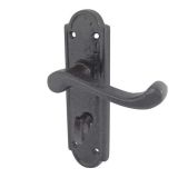Turnberry Door Handle - 100x75mm - Black Antique Finish